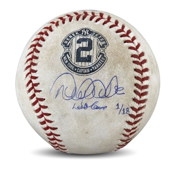 Derek Jeter  Game Used and Signed Ball from His Last Game at Yankee Stadium(MLB Authenticated)